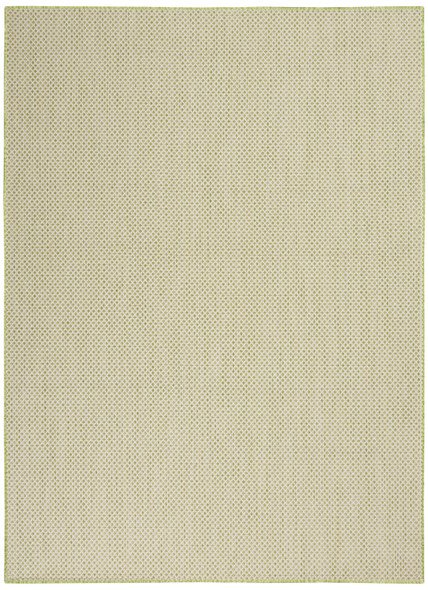 Nourison Courtyard COU01 Ivory Green Rug