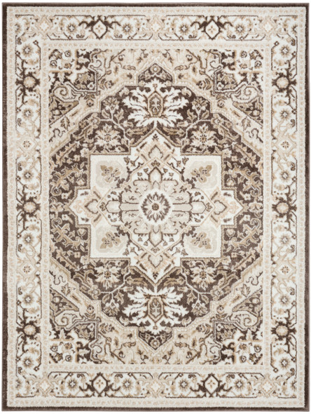 Nourison Dekor DEK08 Brown Ivory Rug