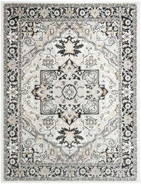 Nourison Dekor DEK08 Ivory Charcoal Rug