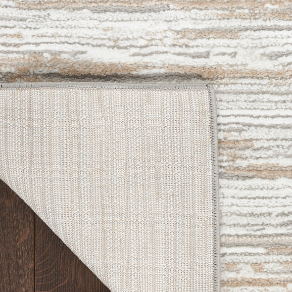 Nourison Dew DEW01 Silver Beige Rug