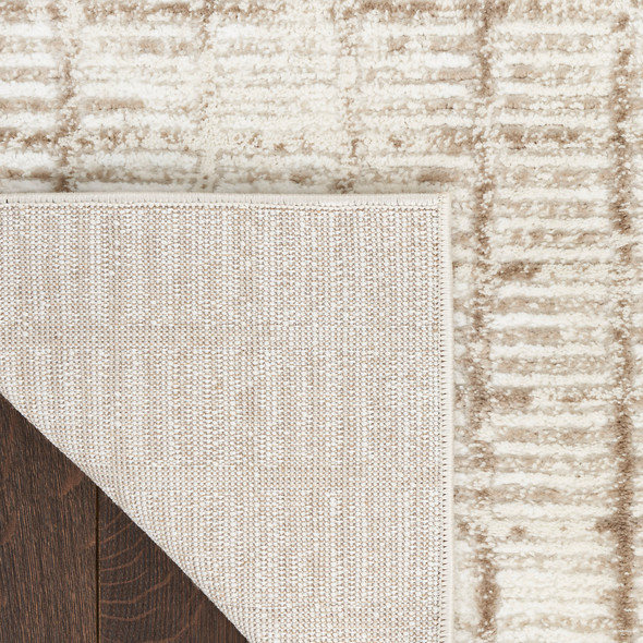 Nourison Dew DEW02 Ivory Beige Rug