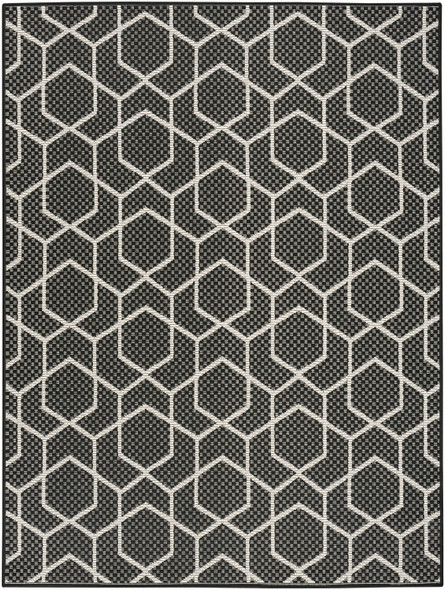 Nourison Horizon Indoor/Outdoor HOZ01 Black Rug
