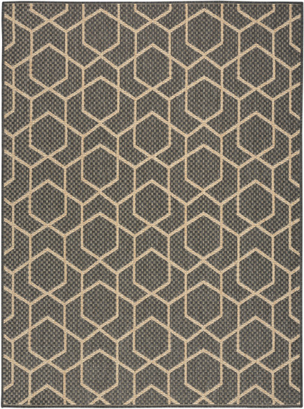 Nourison Horizon Indoor/Outdoor HOZ01 Charcoal Rug