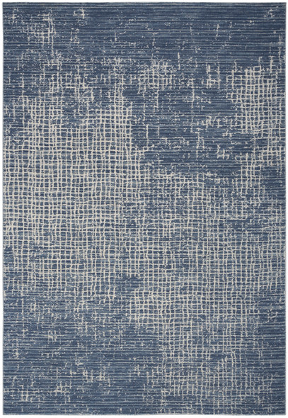 Nourison Lillian LIL02 Navy Ivory Rug