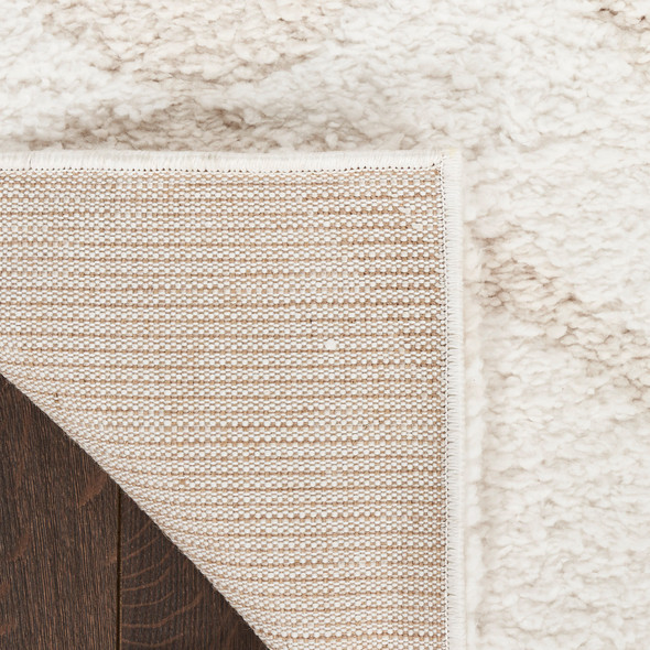 Nourison Modern Shag MMD03 Ivory Beige Rug