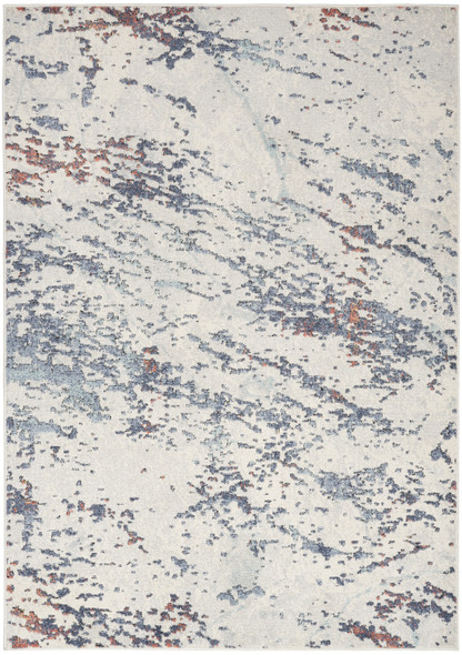Nourison Motion MTT04 Ivory Blue Rug