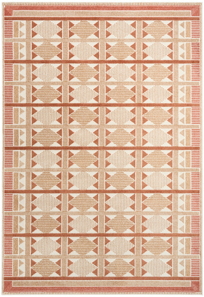 Nourison Nordic NRC06 Rust Rug