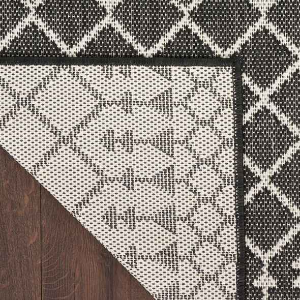 Nourison Positano POS02 Black Rug