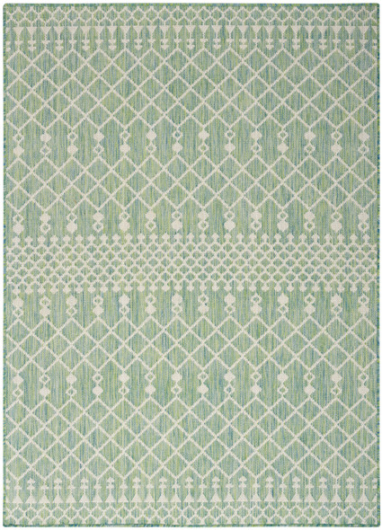 Nourison Positano POS02 Blue Green Rug