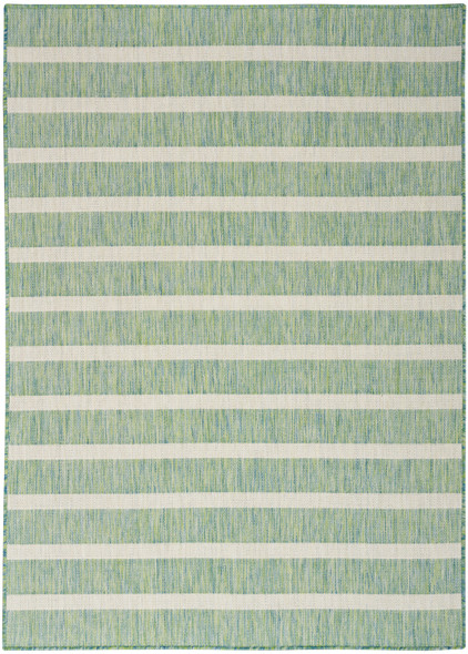 Nourison Positano POS03 Blue Green Ivory Rug