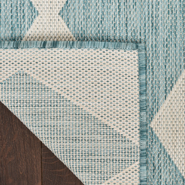 Nourison Positano POS04 Aqua Rug