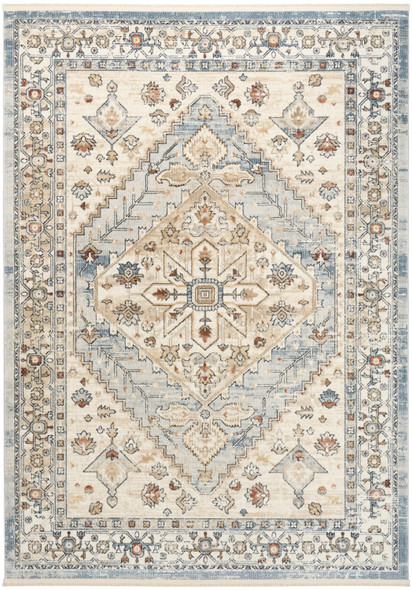 Nourison Pardis PRD02 Blue Taupe Rug