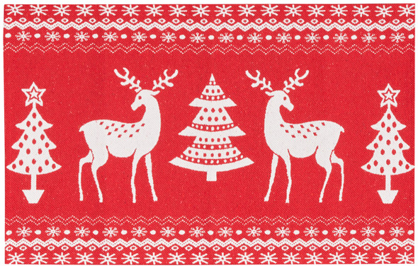 Nourison Tybee TYB12 Red Ivory Rug