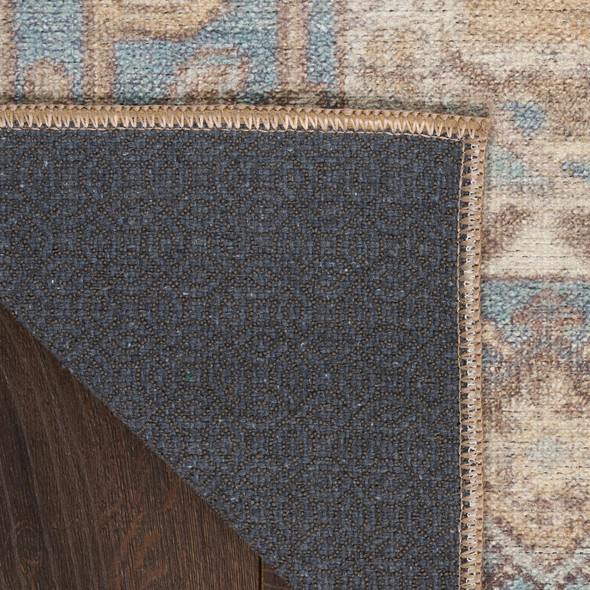 Nourison Vintage Washables VWS13 Blue Green Rug