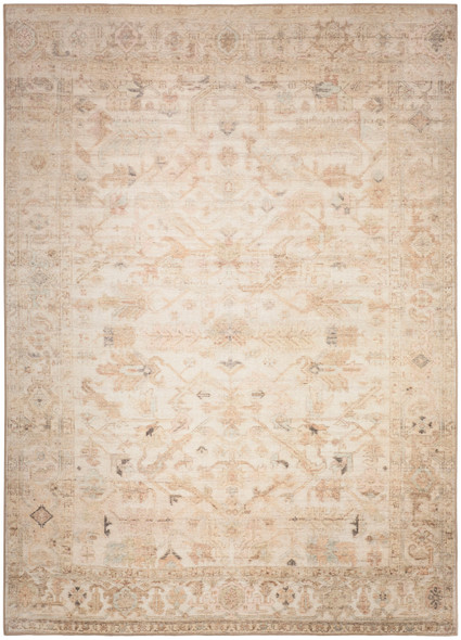 Nourison Vintage Washables VWS17 Beige Rug