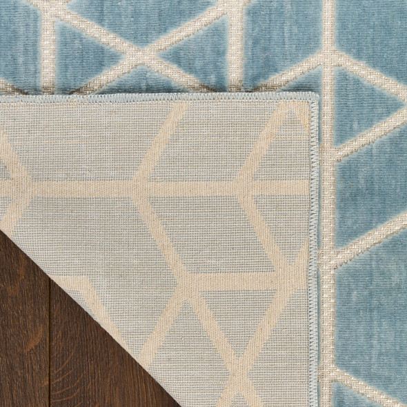 Nourison Washable Charm WCH01 Blue Ivory Rug