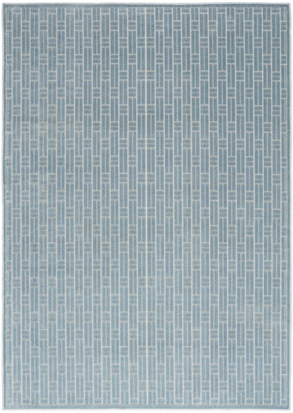 Nourison Washable Charm WCH02 Blue Ivory Rug