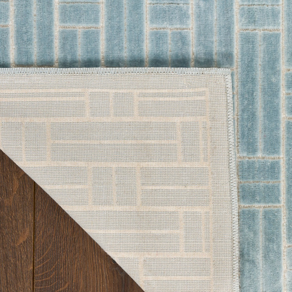 Nourison Washable Charm WCH02 Blue Ivory Rug