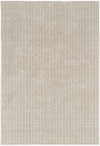 Nourison Washable Charm WCH02 Silver Ivory Rug