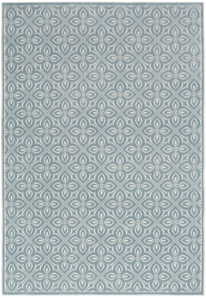 Nourison Washable Charm WCH03 Blue Ivory Rug