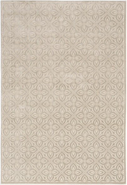 Nourison Washable Charm WCH03 Silver Ivory Rug