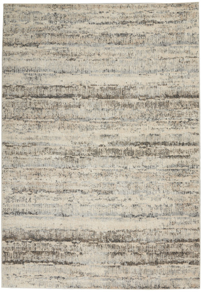 Nourison Calvin Klein Etched CK73 Ivory Beige Rug