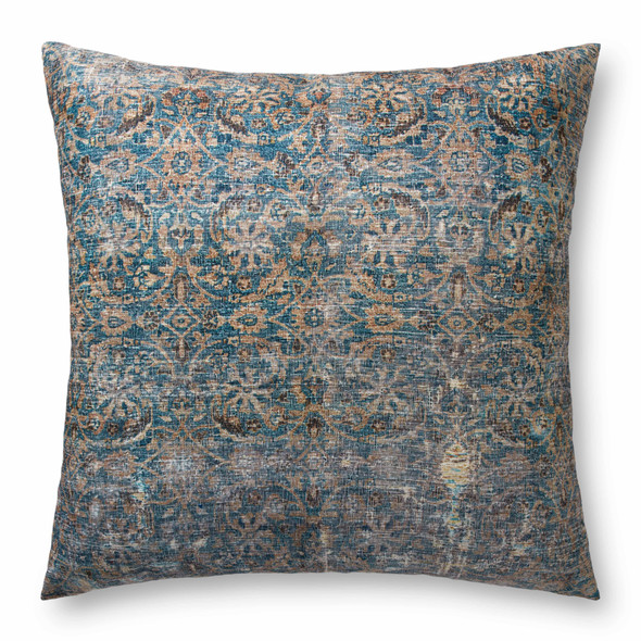 Loloi FP0010 Lagoon  Brown Floor Pillow