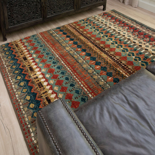 Karastan Spice Market 90932 80129 Saigon Multi Rug