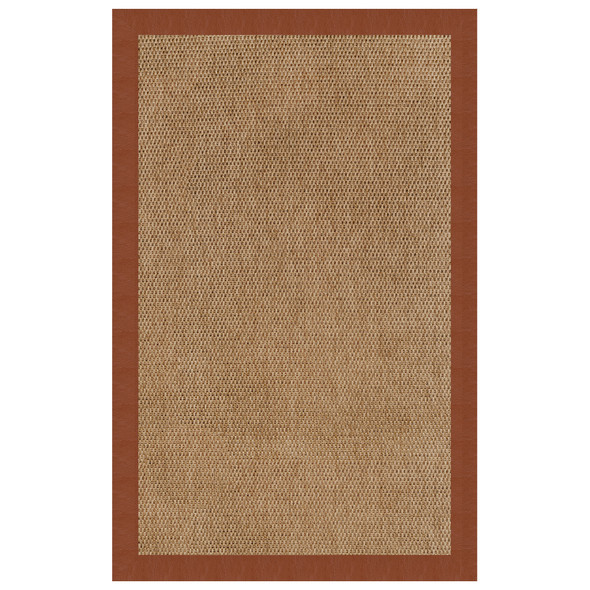 Capel Zelda-Basketweave 2085-742 Rusty Brown Rug