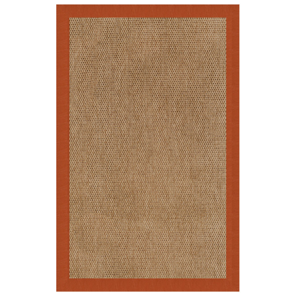Capel Zelda-Basketweave 2085-846 Pumpkin Rug
