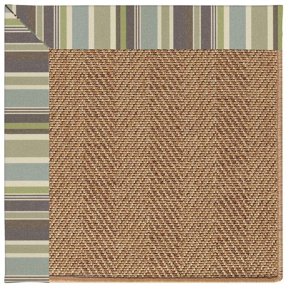 Capel Zelda-Herringbone 2091-422 Blue Stripe Rug