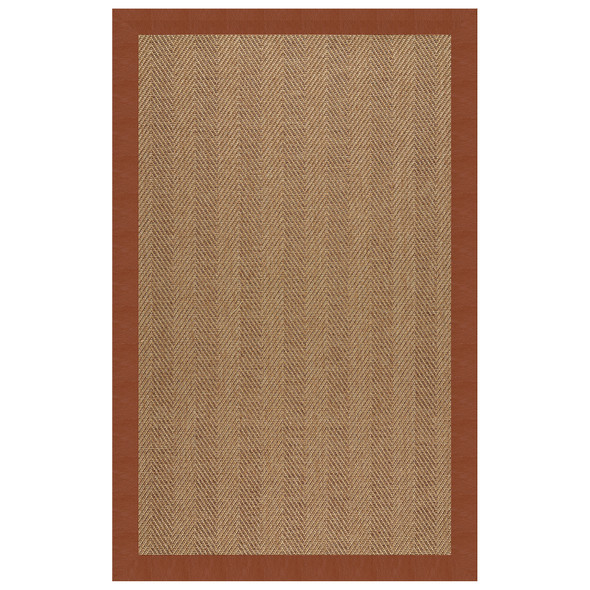 Capel Zelda-Herringbone 2091-742 Rusty Brown Rug