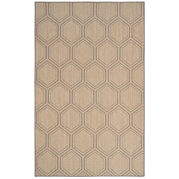 Capel Brier 2209-370 Sand Black Rug