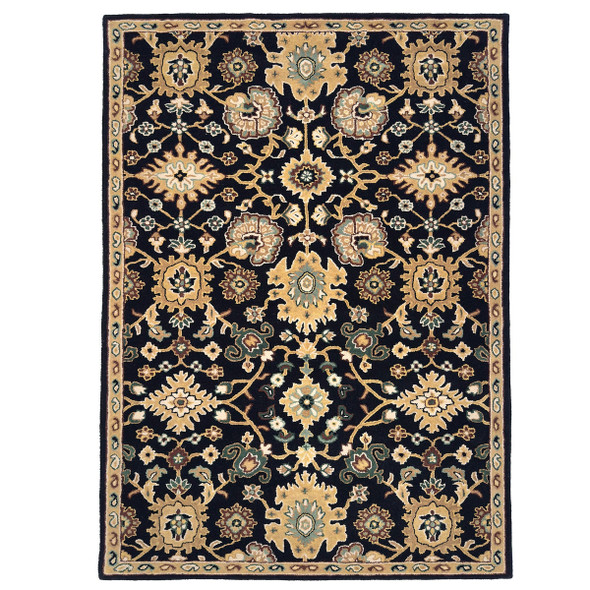 Capel Pazyryk-Mahal 2606-310 Noir Rug