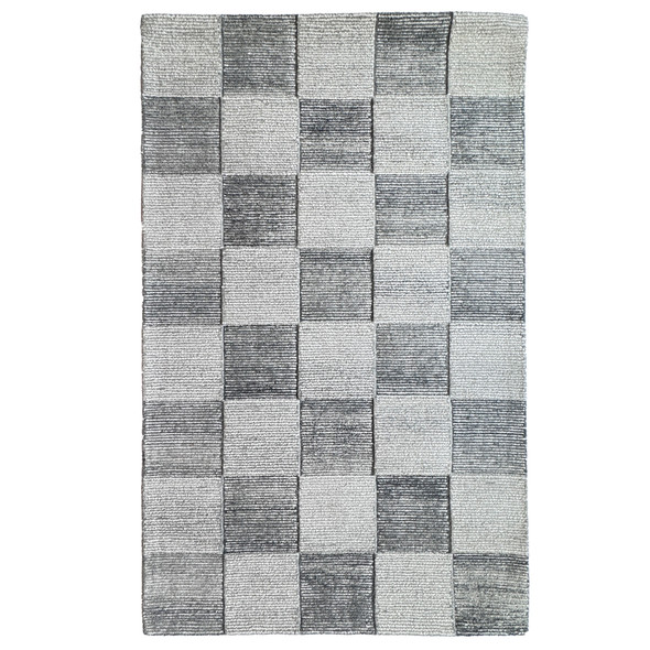 Capel Grid 2900-340 Charcoal Rug