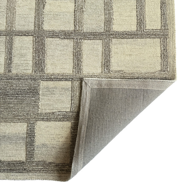 Capel Grid 2900-675 Tan Rug
