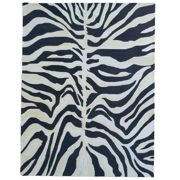 Capel Fauna-Zebra 3255-350 Onyx Rug