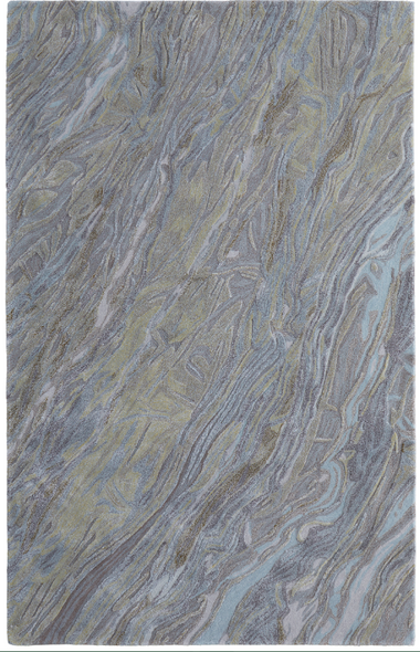Feizy Kawai 8982F Blue Green Gray Area Rug