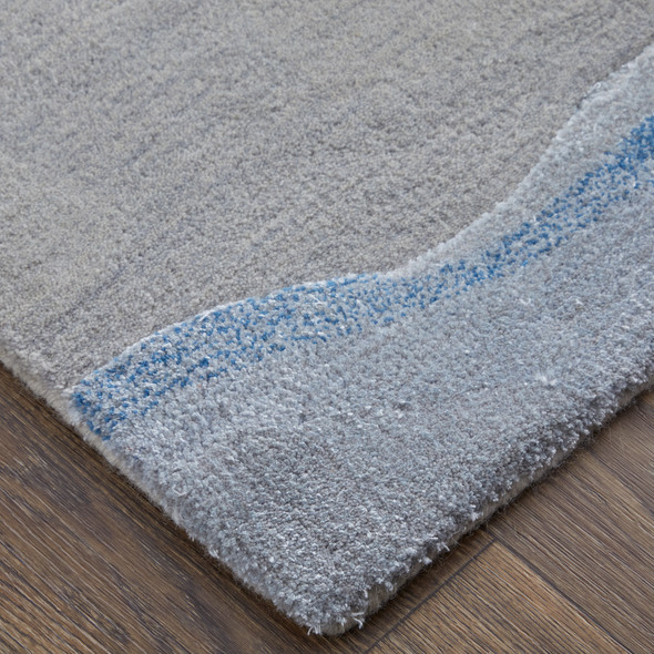 Feizy Kawai 8984F Blue Gray Area Rug