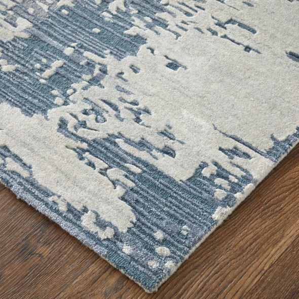 Feizy Zarah 8917F Blue Ivory Area Rug
