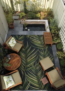 Couristan Dolce 7508 0010 Bamboo Forest Cool Onyx Rug
