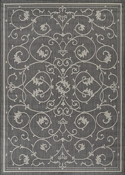 Couristan Recife R583 3312 Veranda Champagne Grey Rug