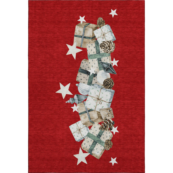 Dalyn Merry & Bright MY27 Red Rug