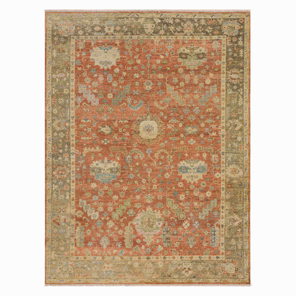 Karastan Mandir R1429 257 Rust Rug