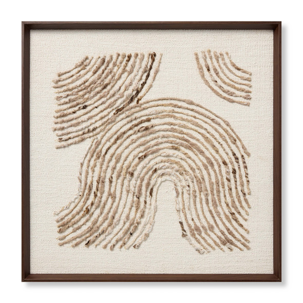 Loloi Flange FLANG Dark Brown Wall Art