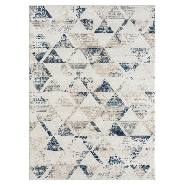 LR Home Bristol 82137 Ivory Blue Rug