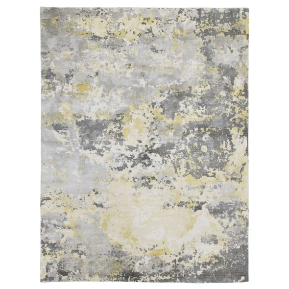 LR Home Calypso 81692 Gray Yellow Rug