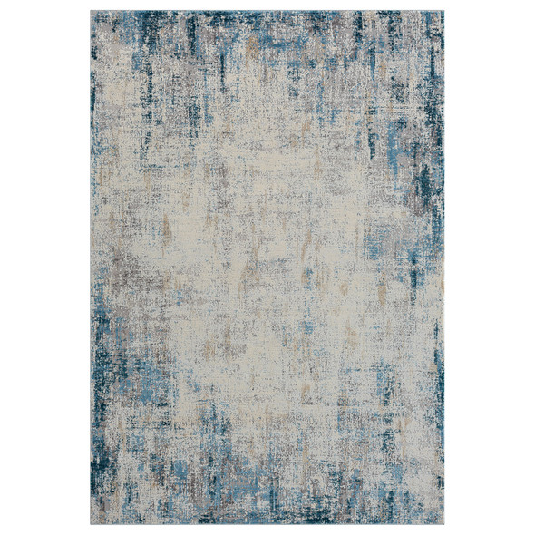LR Home Cheshire 82316 Gray Blue Rug