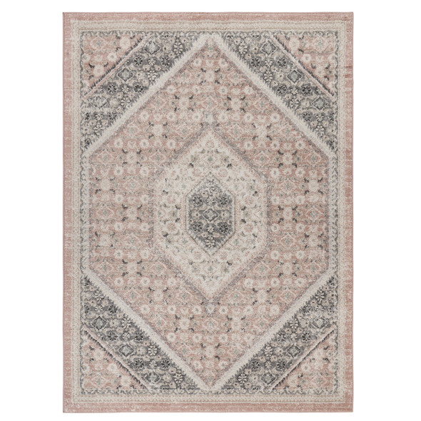 LR Home Dune 81668 Blush Ivory Gray Rug