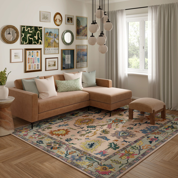 LR Home Elize 82946 Pink Multi Rug